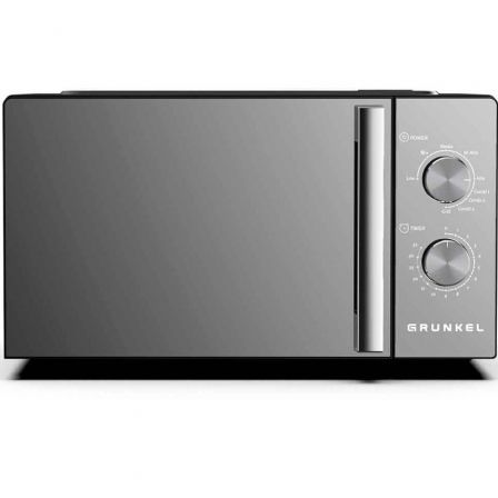 Grunkel Microondas MWG-20ESPEJO 20L 800W Función Grill Negro Grunkel Microondas MWG-20ESPEJO 20L 800W Función Grill Negro